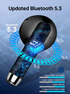 Wireless Bluetooth V5.4 Stereo Earphones — Compatible with Android & iOS [Mini Model]