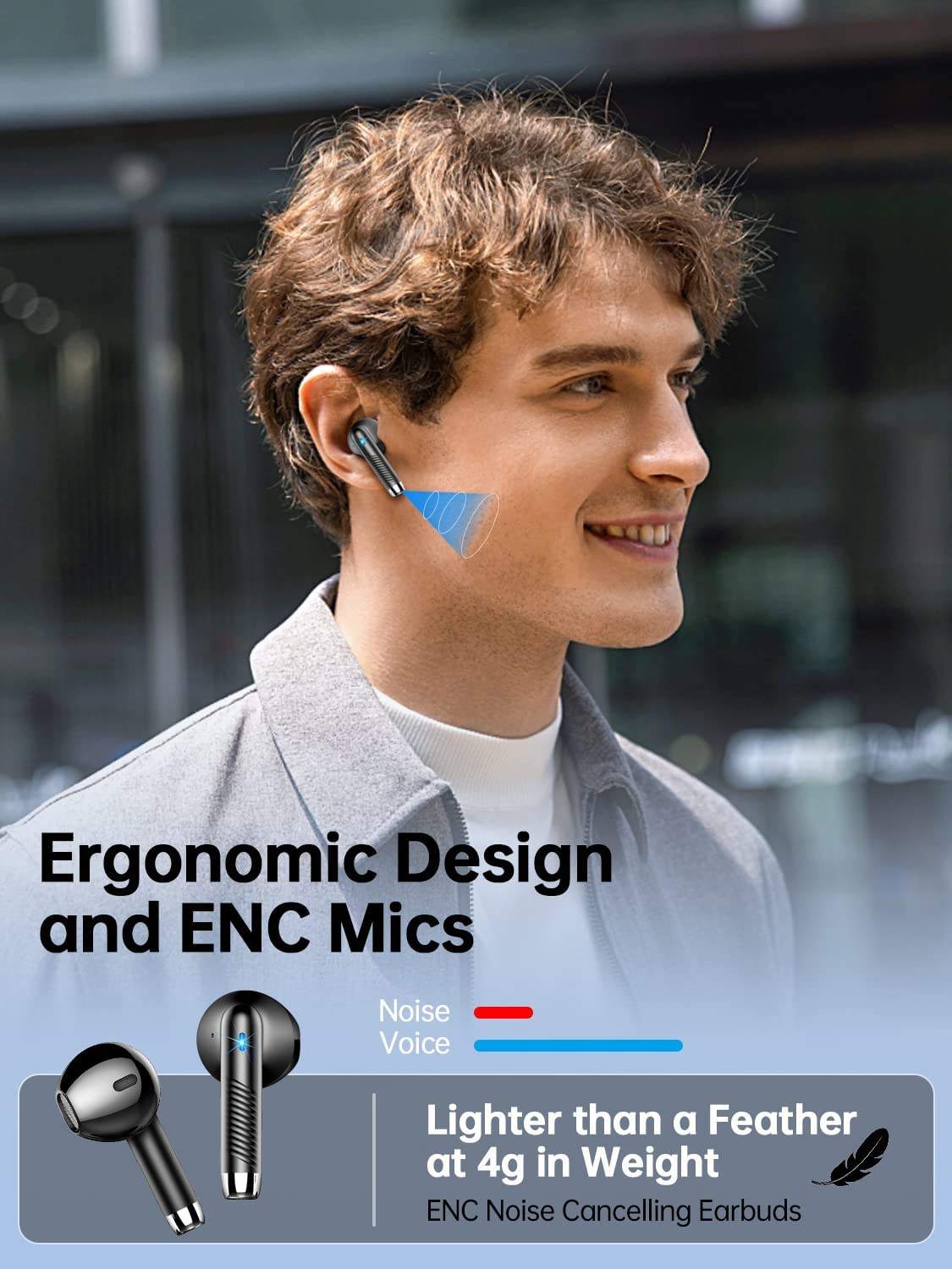 Wireless Bluetooth V5.4 Stereo Earphones — Compatible with Android & iOS [Mini Model]