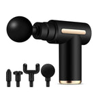 Mini Deep Tissue Massage Gun 6 Speeds 4 Heads
