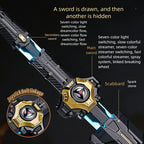 Kids Dual Light-Up Swords with Color-Changing LEDs, Mist Spray & Sound Effects