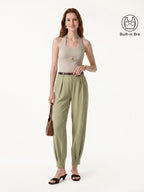 Cotton Square Halter Neck Bra Tank