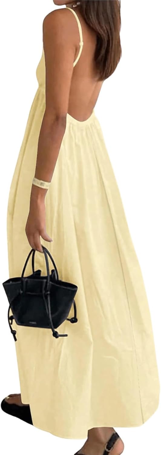 Women's Spaghetti Strap Boho Sundress