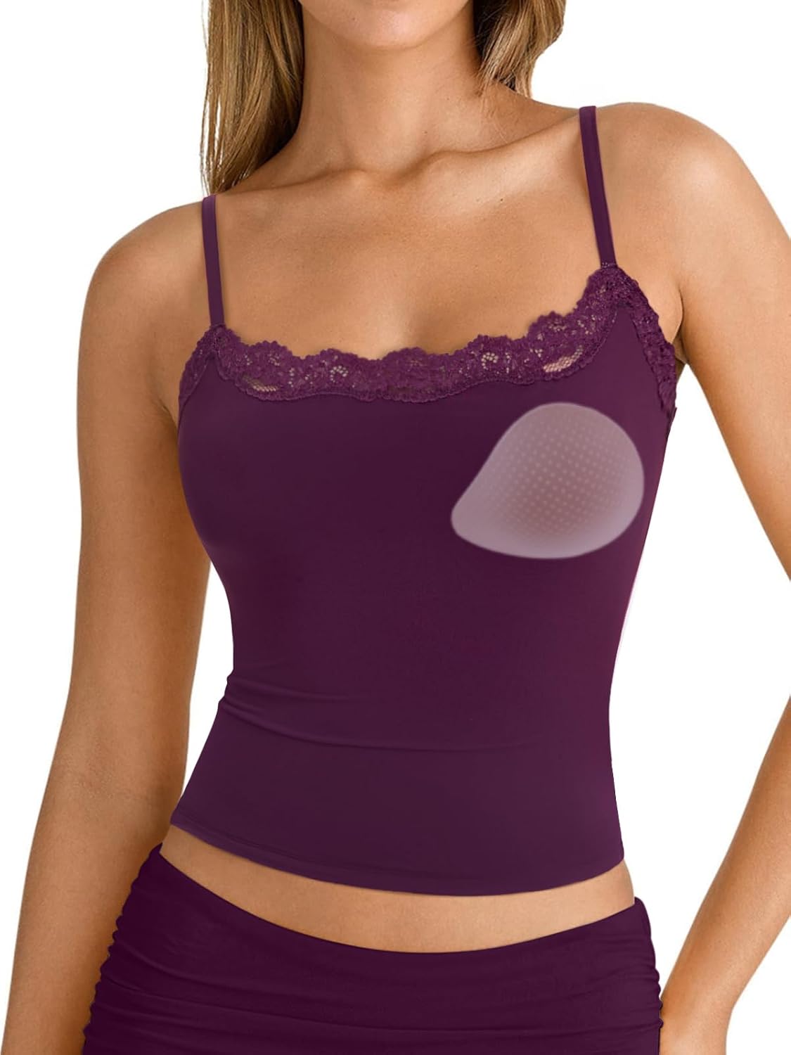 Women's Basic Going Out Lace Tank Top