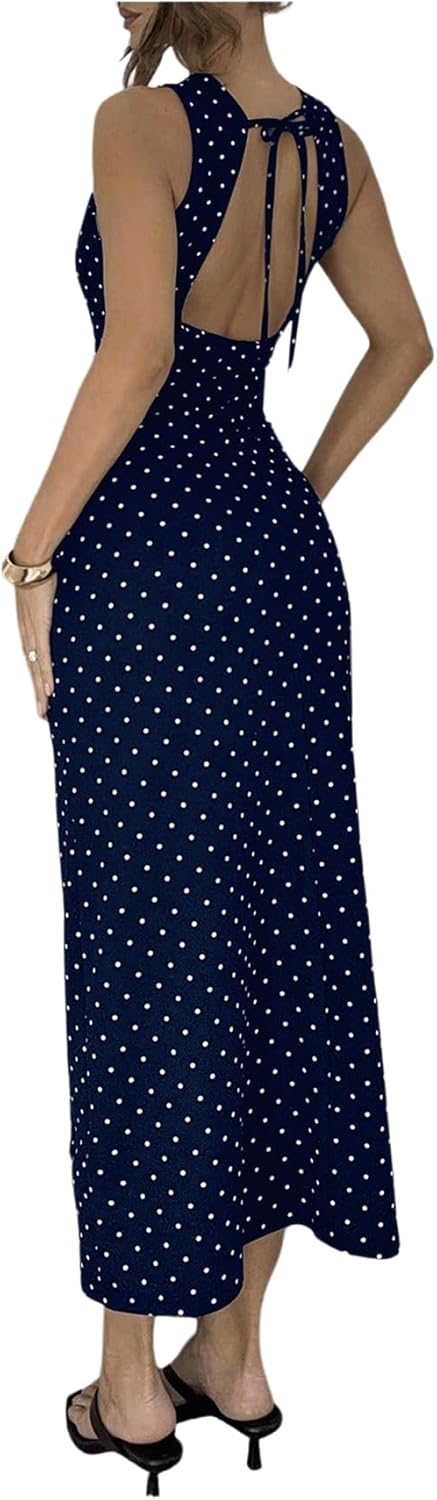 Women's Sleeveless Going Out Brunch Dress