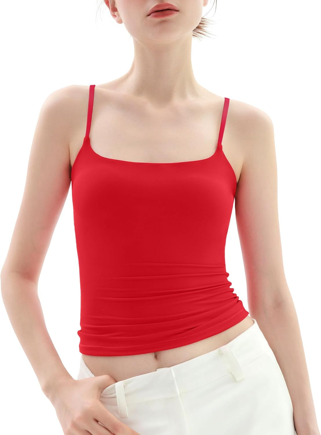 Women's Adjustable Spaghetti Strap Sleeveless Top