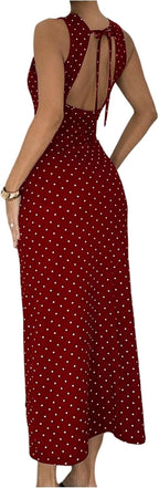 Women's Sleeveless Going Out Brunch Dress