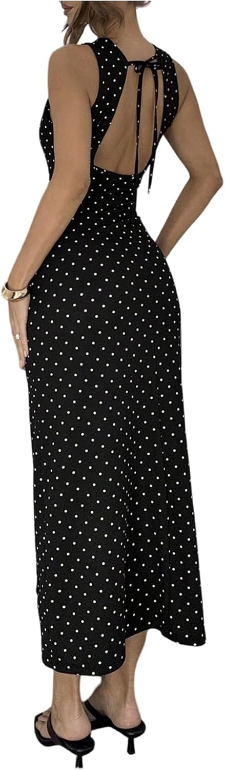Women's Sleeveless Going Out Brunch Dress