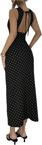 Women's Sleeveless Going Out Brunch Dress