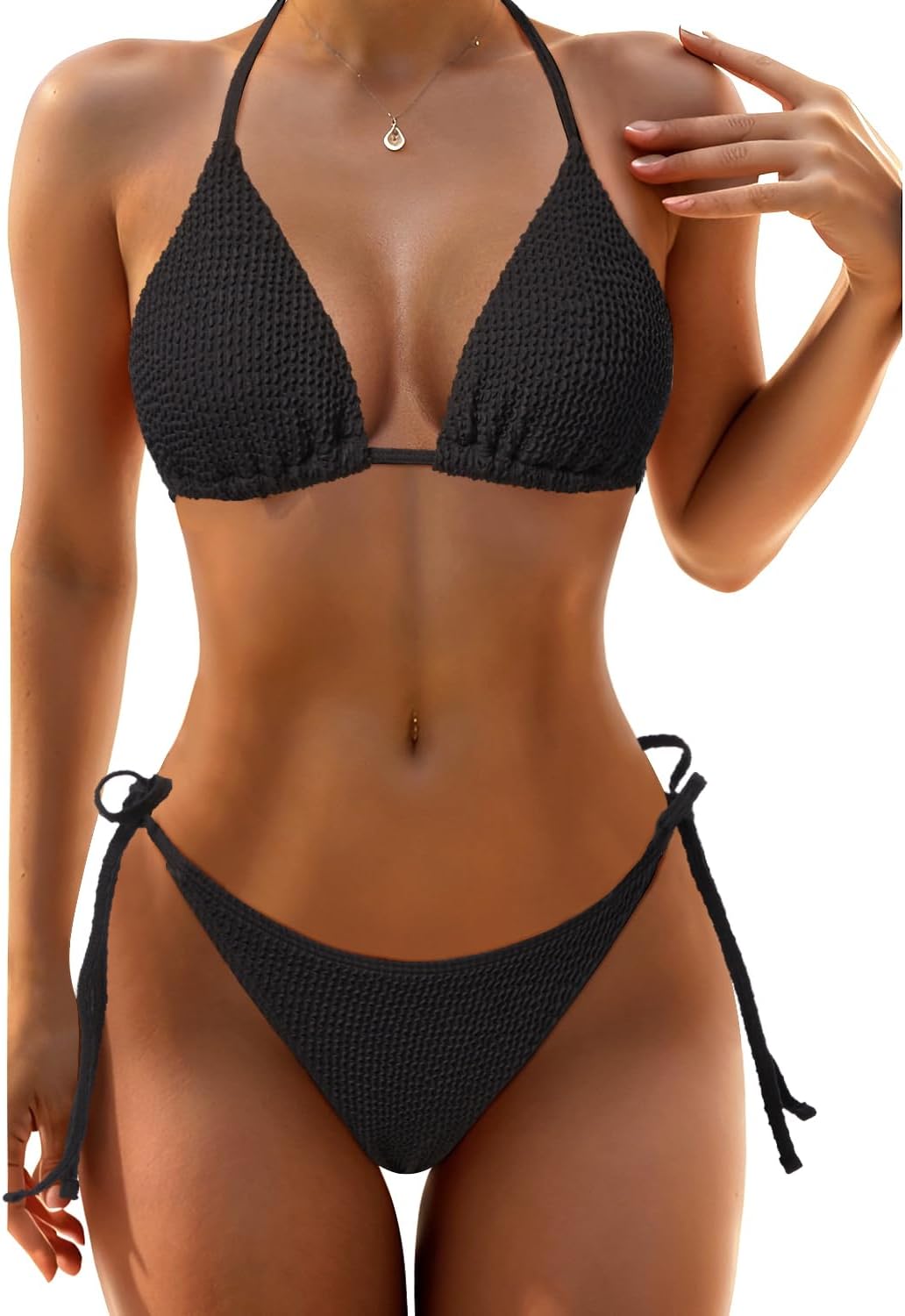 Women's Triangle Two Piece Bikini Set