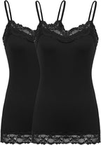 Women's Adjustable Spaghetti Strap Cami Tunic Top