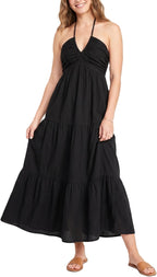 Women's Vacation Maxi Dress with Pockets