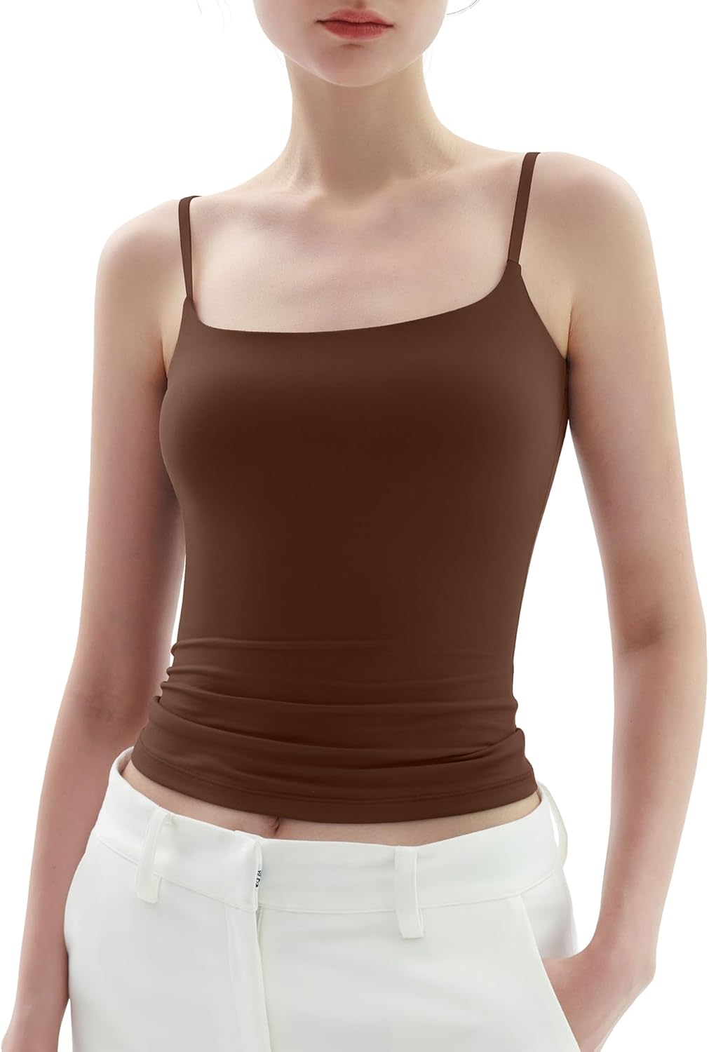 Women's Adjustable Spaghetti Strap Sleeveless Top