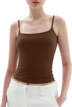 Women's Adjustable Spaghetti Strap Sleeveless Top
