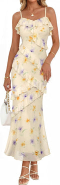 Women's Summer Wedding Guest Maxi Dress