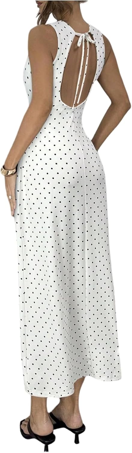 Women's Sleeveless Going Out Brunch Dress