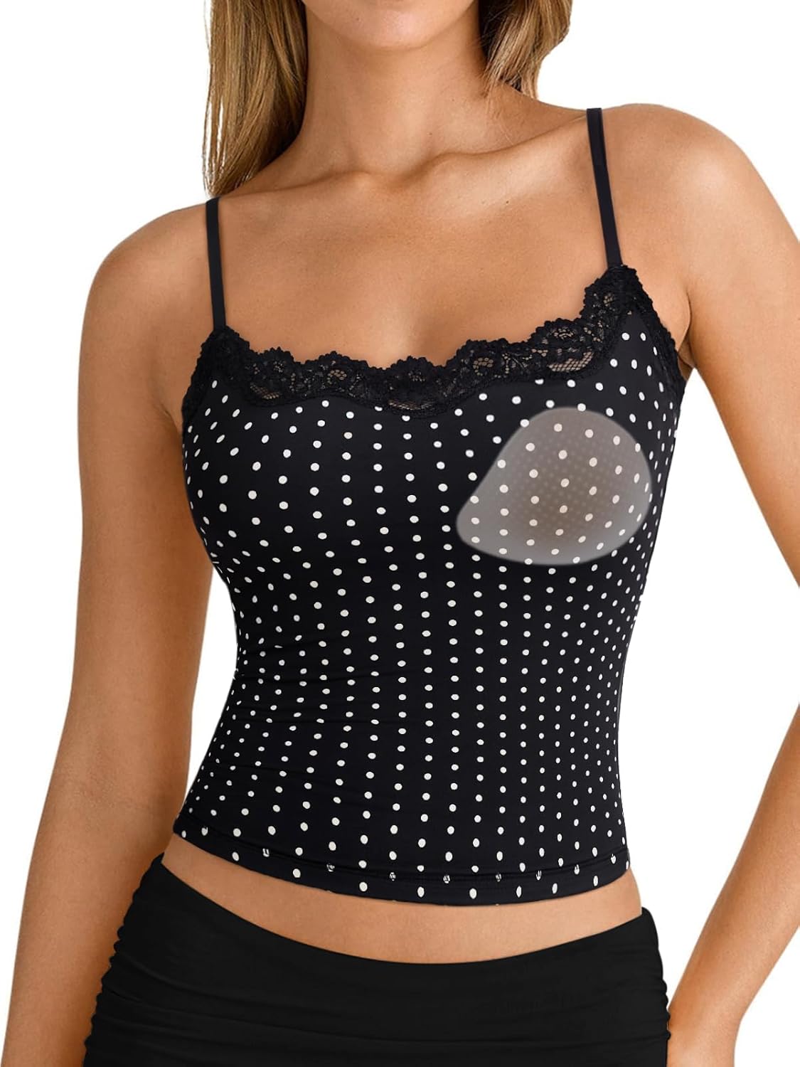 Women's Basic Going Out Lace Tank Top