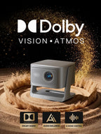 VISSPL 4K Smart Projector WiFi Bluetooth 3D Dolby Audio