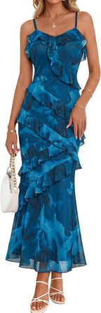 Women's Summer Wedding Guest Maxi Dress