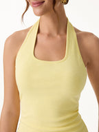 Cotton Square Halter Neck Bra Tank