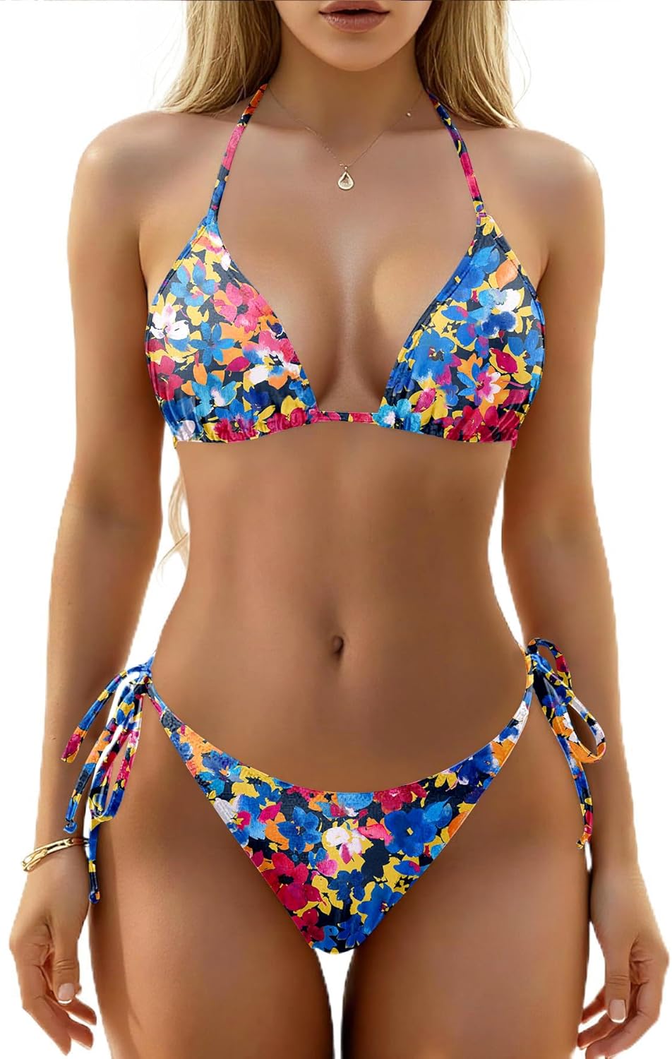 Women's Triangle Two Piece Bikini Set