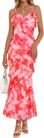 Women's Summer Wedding Guest Maxi Dress