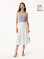 Cotton Square Halter Neck Bra Tank