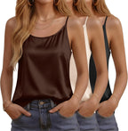 Women's Adjustable Spaghetti Strap Camisole Top