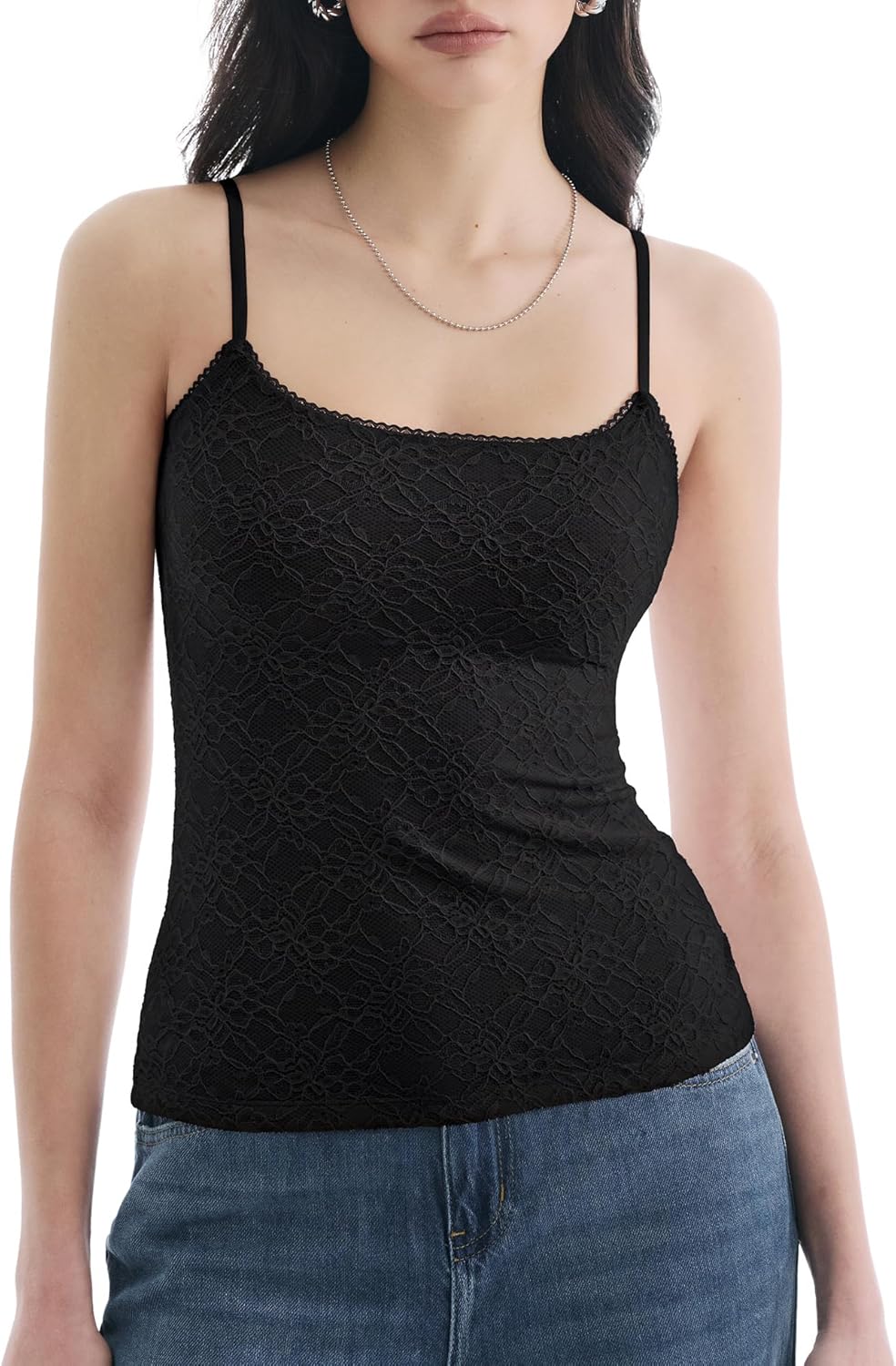 Women's Adjustable Spaghetti Strap Sleeveless Top