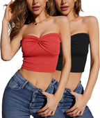 Women's Sleeveless Cute Casual Crop Top
