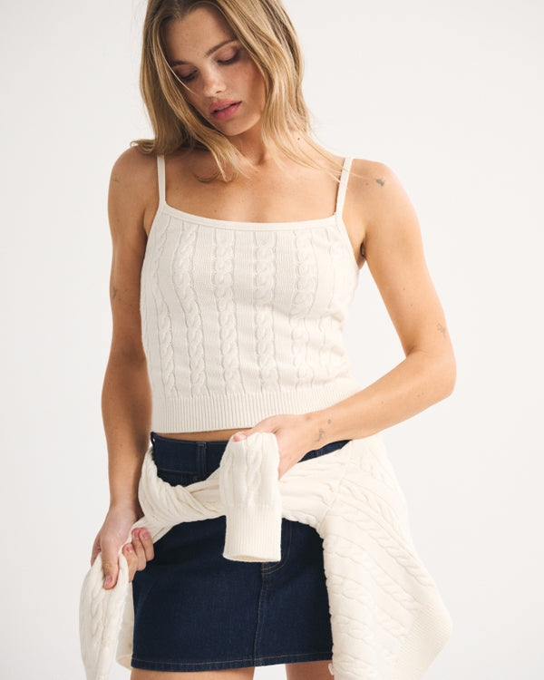 Cable-Knit Cardigan Twinset
