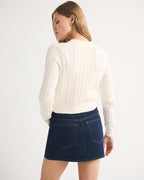 Cable-Knit Cardigan Twinset