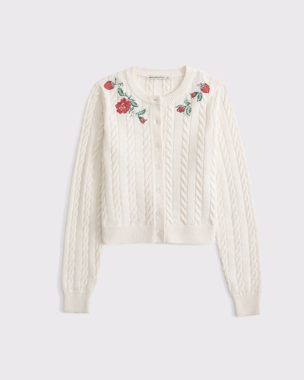 Cable-Knit Cardigan Twinset