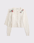 Cable-Knit Cardigan Twinset