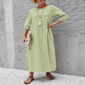 Elegant Lantern Sleeve A-Line Mini Dress - Casual Chic Boutique Style