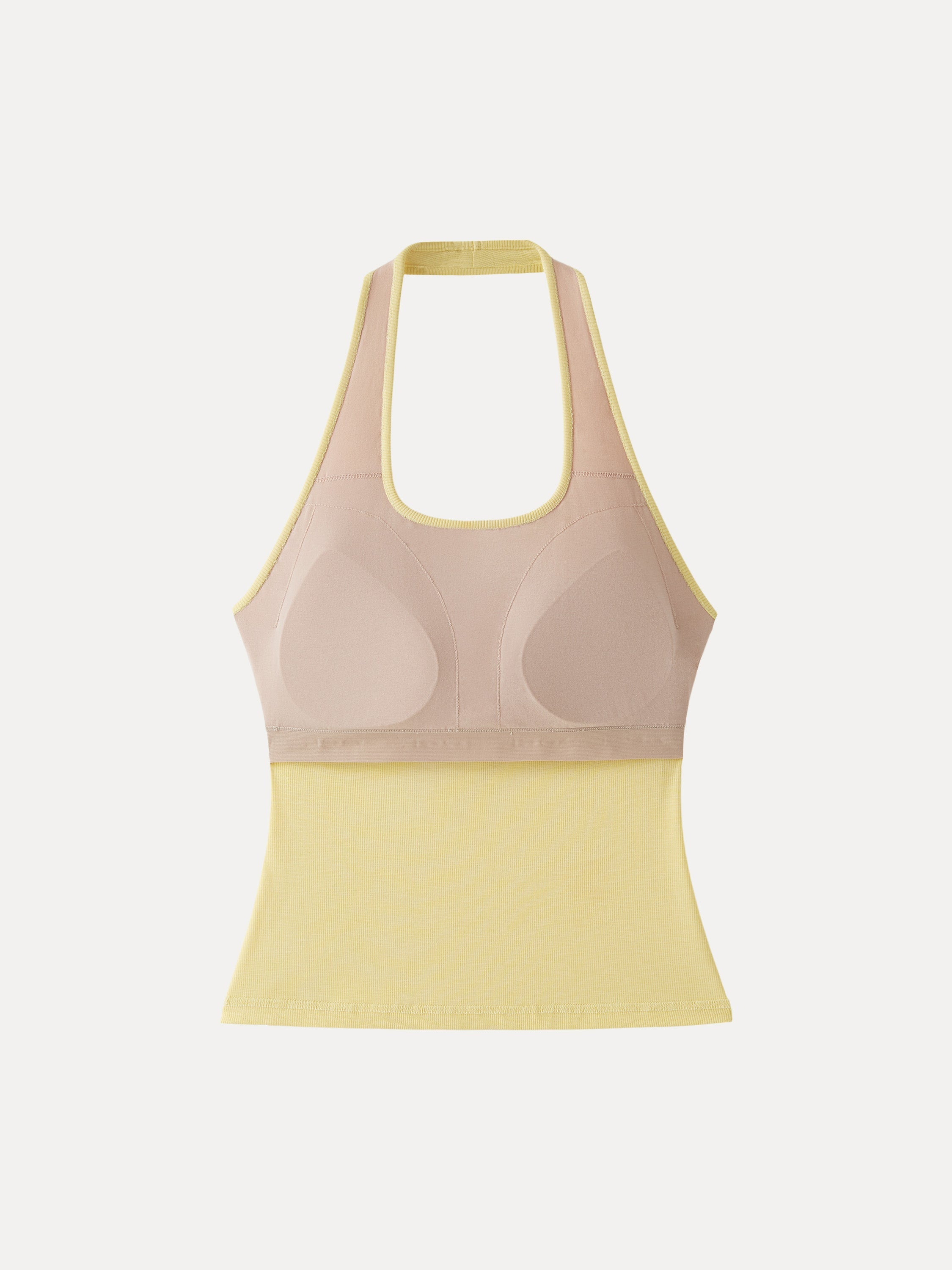 Cotton Square Halter Neck Bra Tank